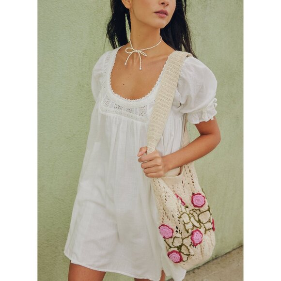 Free People White Mini Dress - Picture 3 of 10
